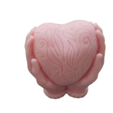 Bougie Coeur dans les mains