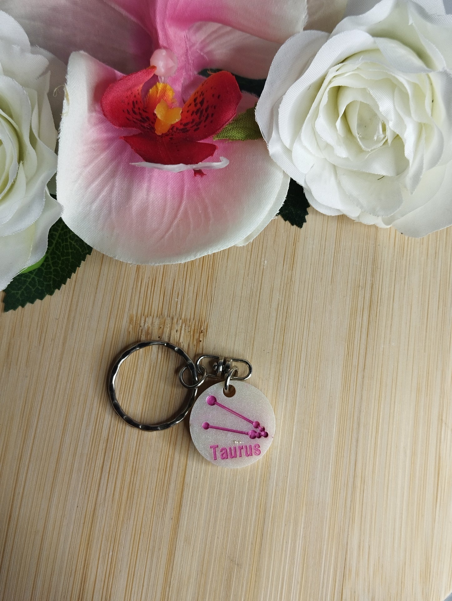 Fond Blanc, Ecriture Rose
