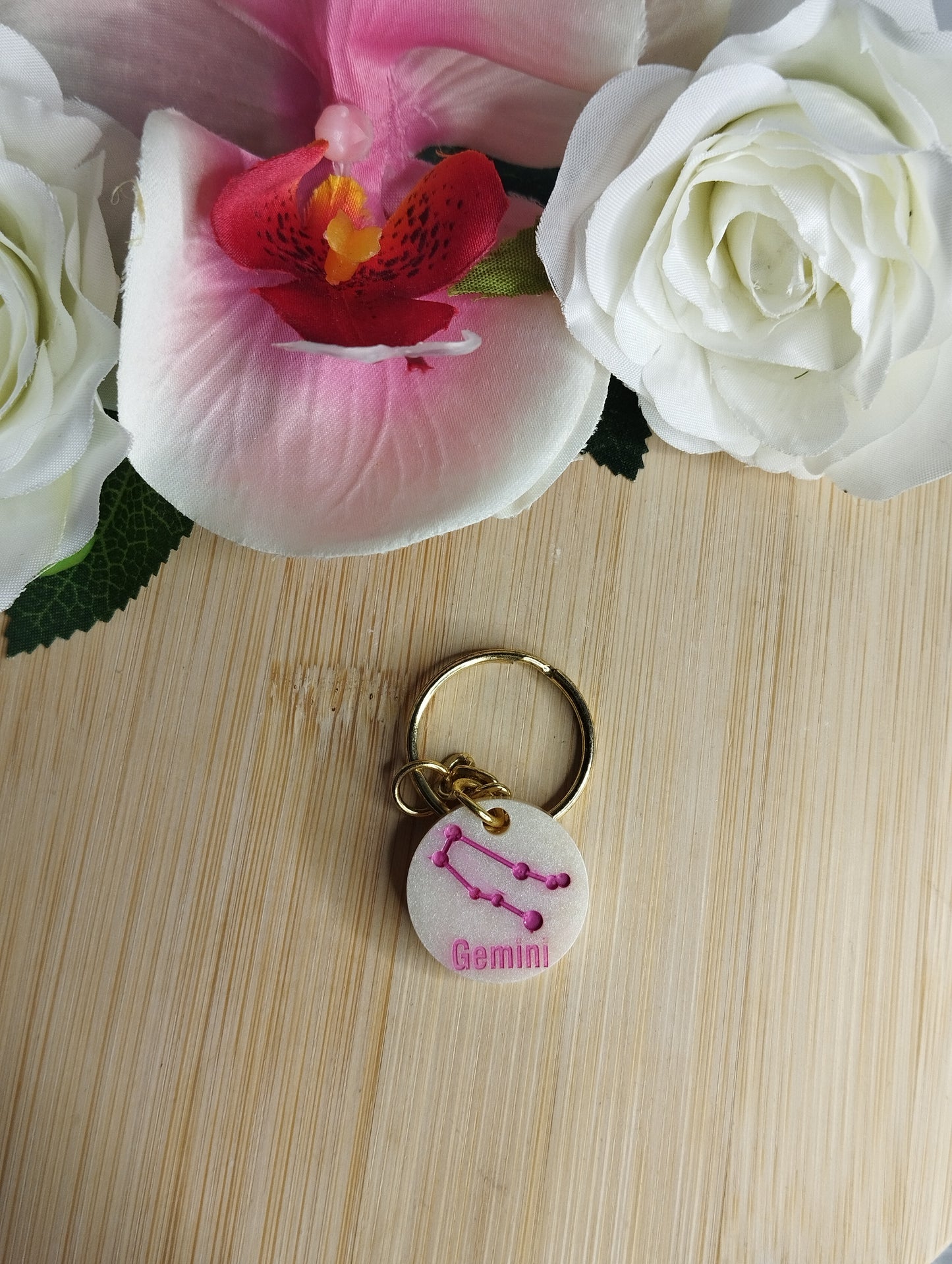 Fond Blanc, Ecriture Rose