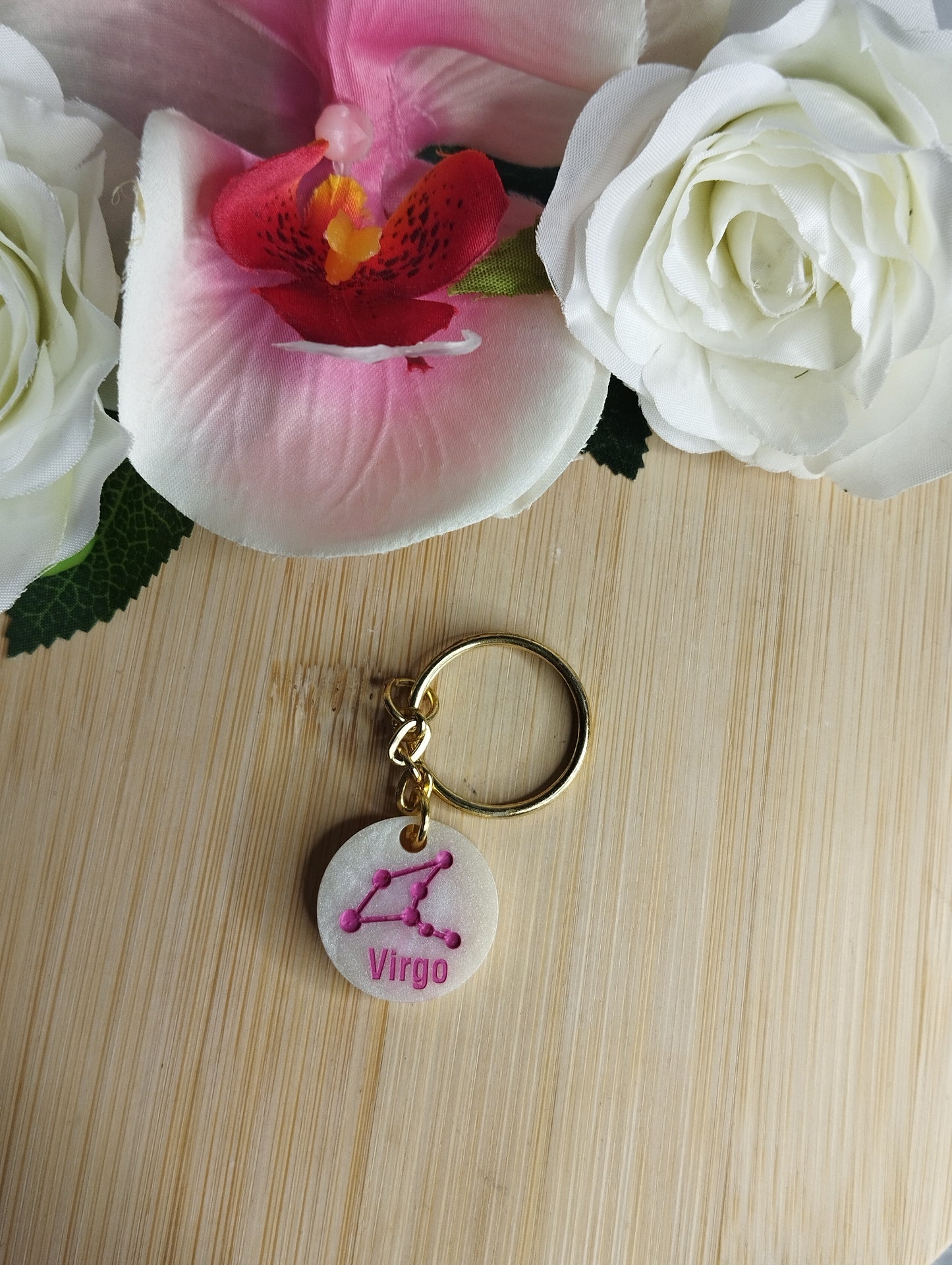Fond Blanc, Ecriture Rose