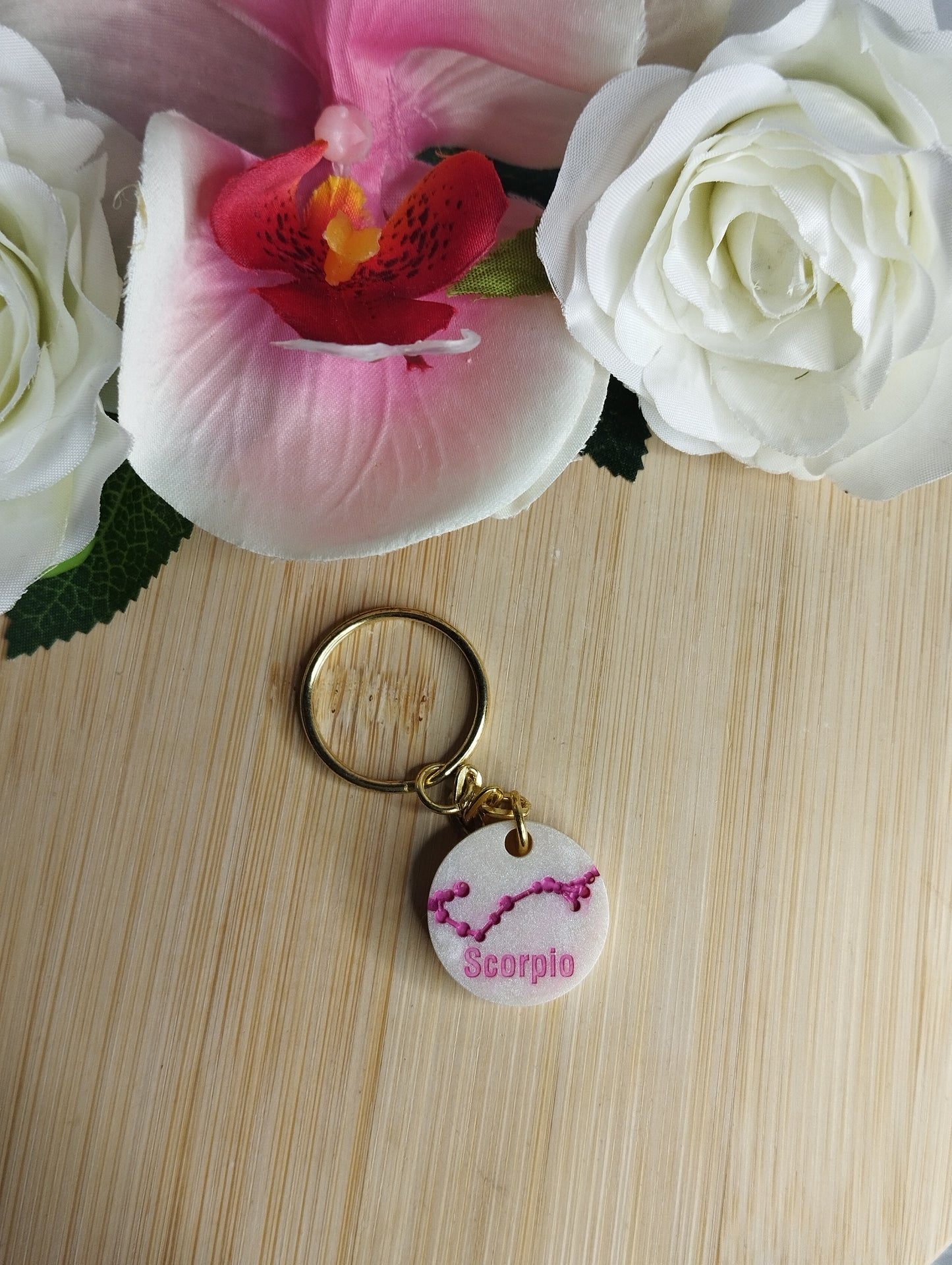 Fond Blanc, Ecriture Rose