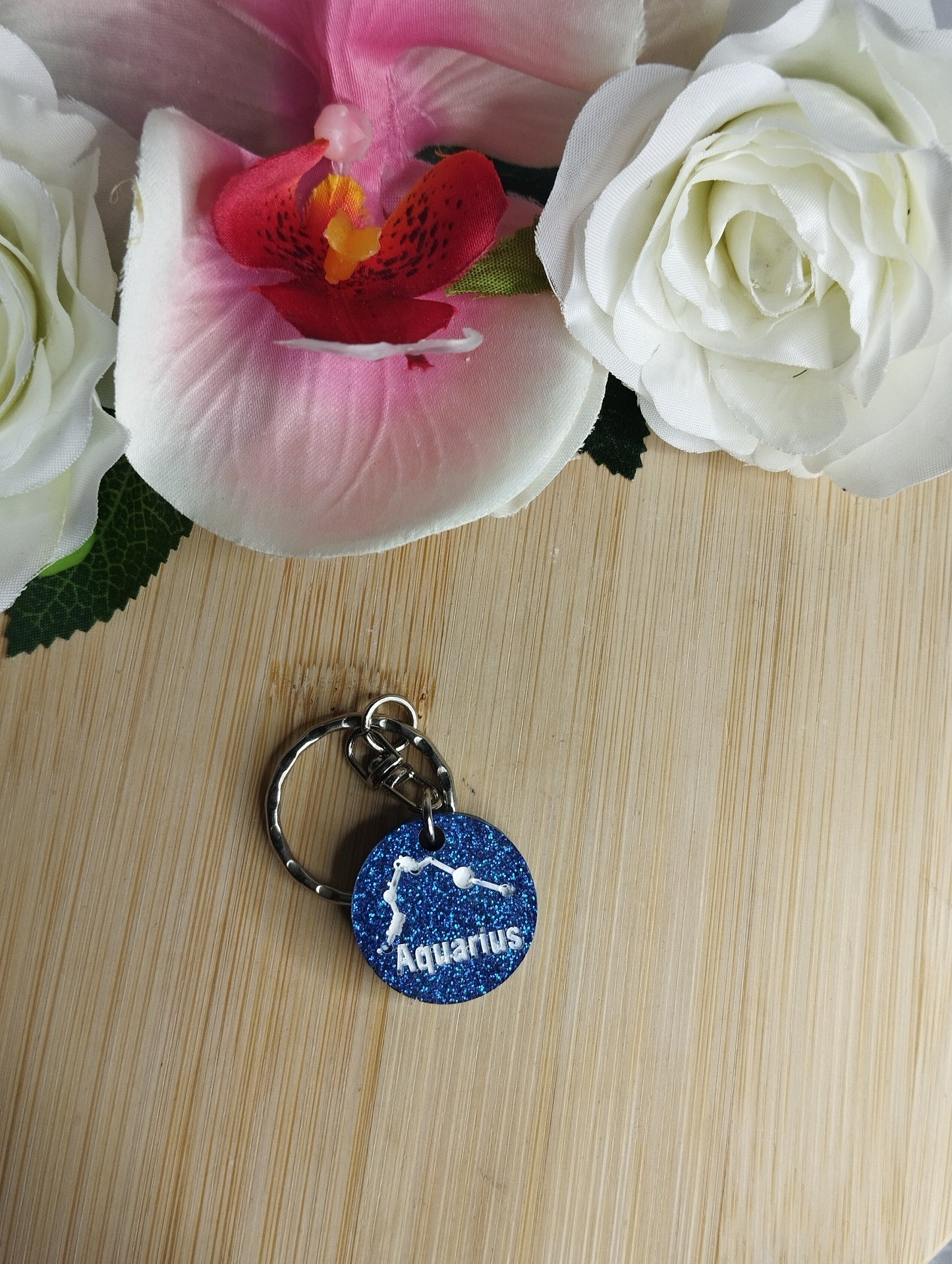 Fond Bleu, Ecriture Blanc