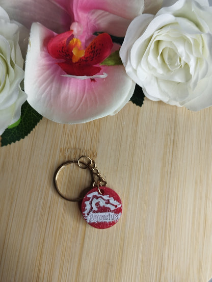 Fond Rouge, Ecriture Argent